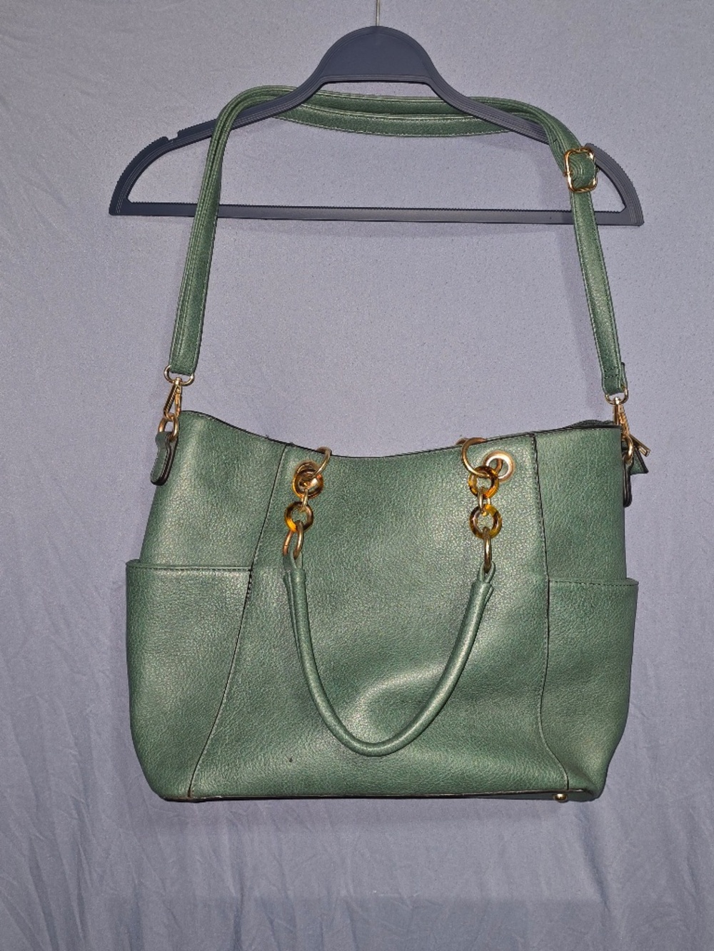 MIA K Collection Purse Tote Green
